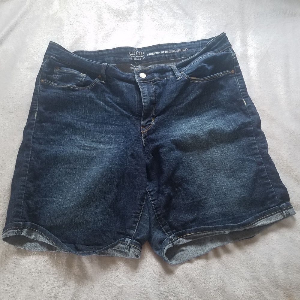 Levi denim bermuda shorts.